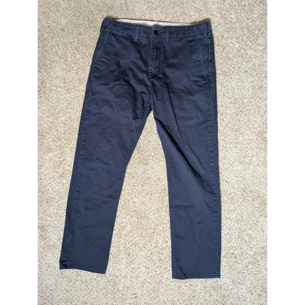 Levi Strauss & Co Two Horse Brand Men's Chino Pants 31x30 Navy Blue Straight